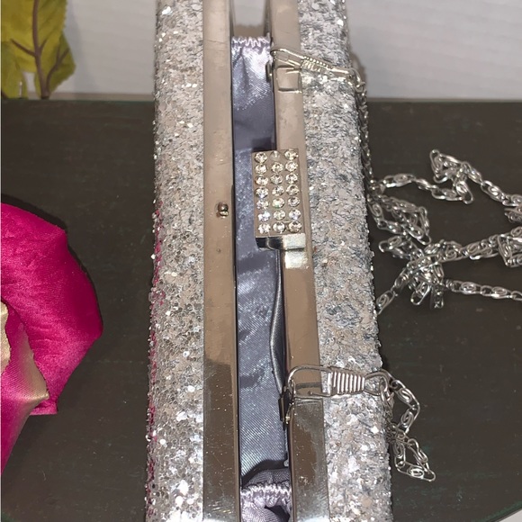 Silver Cocktail Box Purse By Camilla - Picture 9 of 16